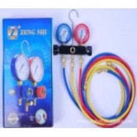 廠家直銷 制冷配件環(huán)保汽車加氟表組中央空調(diào)沖氟表組冷煤雙表組