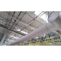 布風(fēng)管，布袋風(fēng)管，阻燃纖維織物風(fēng)管